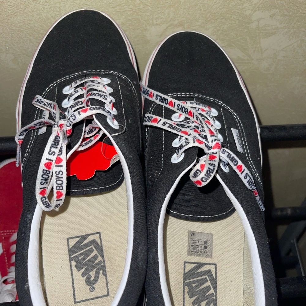 The I HEART SK8-HI vans